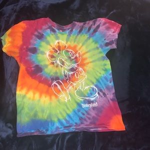 Tie Dye mickey Teeshirt from Disney Land